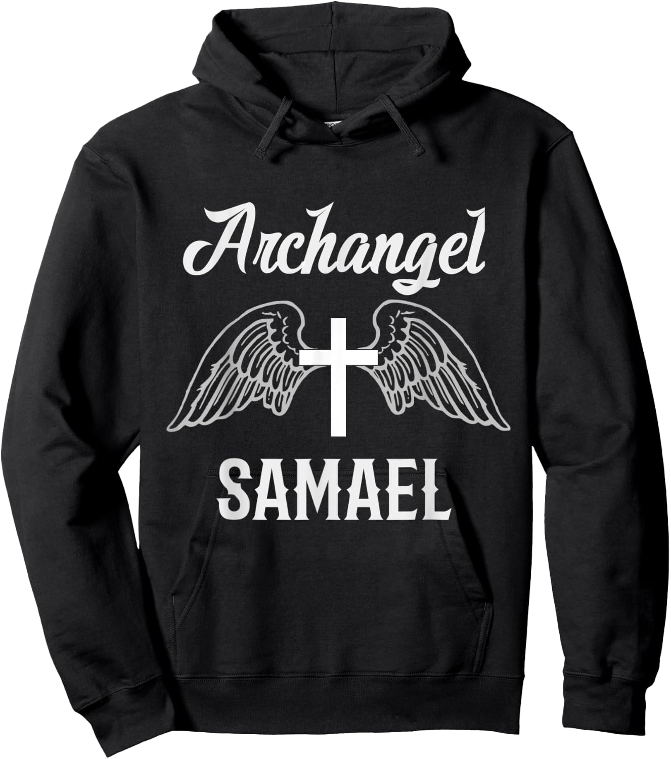 Saint Samael the Archangel Traditional Catholic Prayer Hoodie - Hoodie | Black