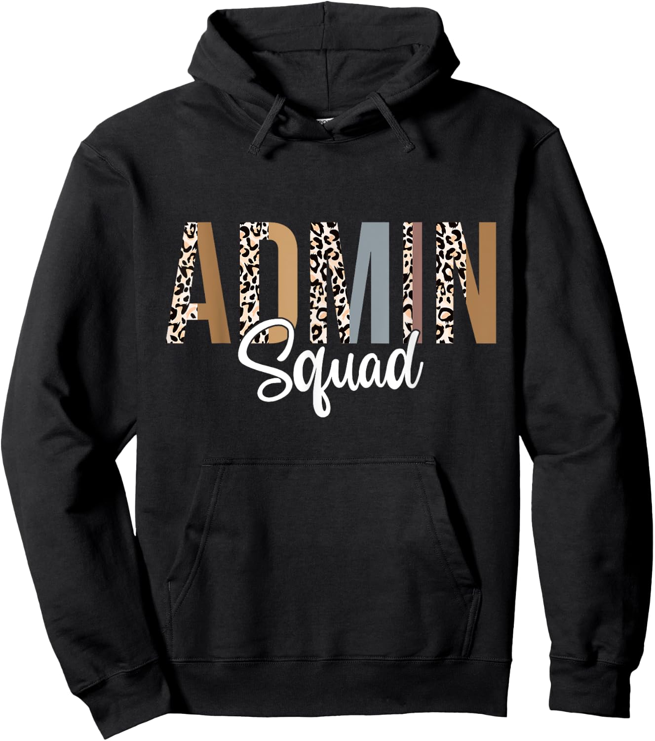 Admin Squad School Admin Assistant Principal Administrator Hoodie - Hoodie | Black