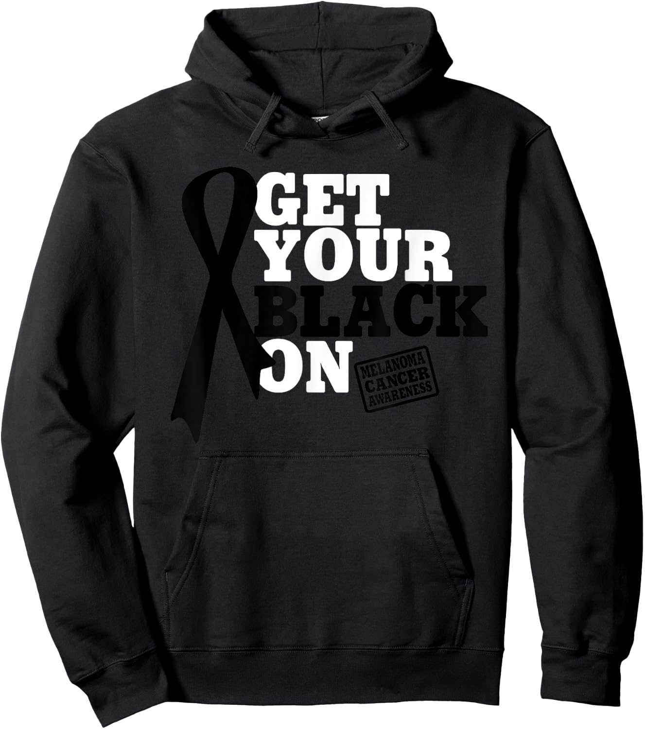 Melanoma Awareness Design & Women Hoodie - Hoodie | Black