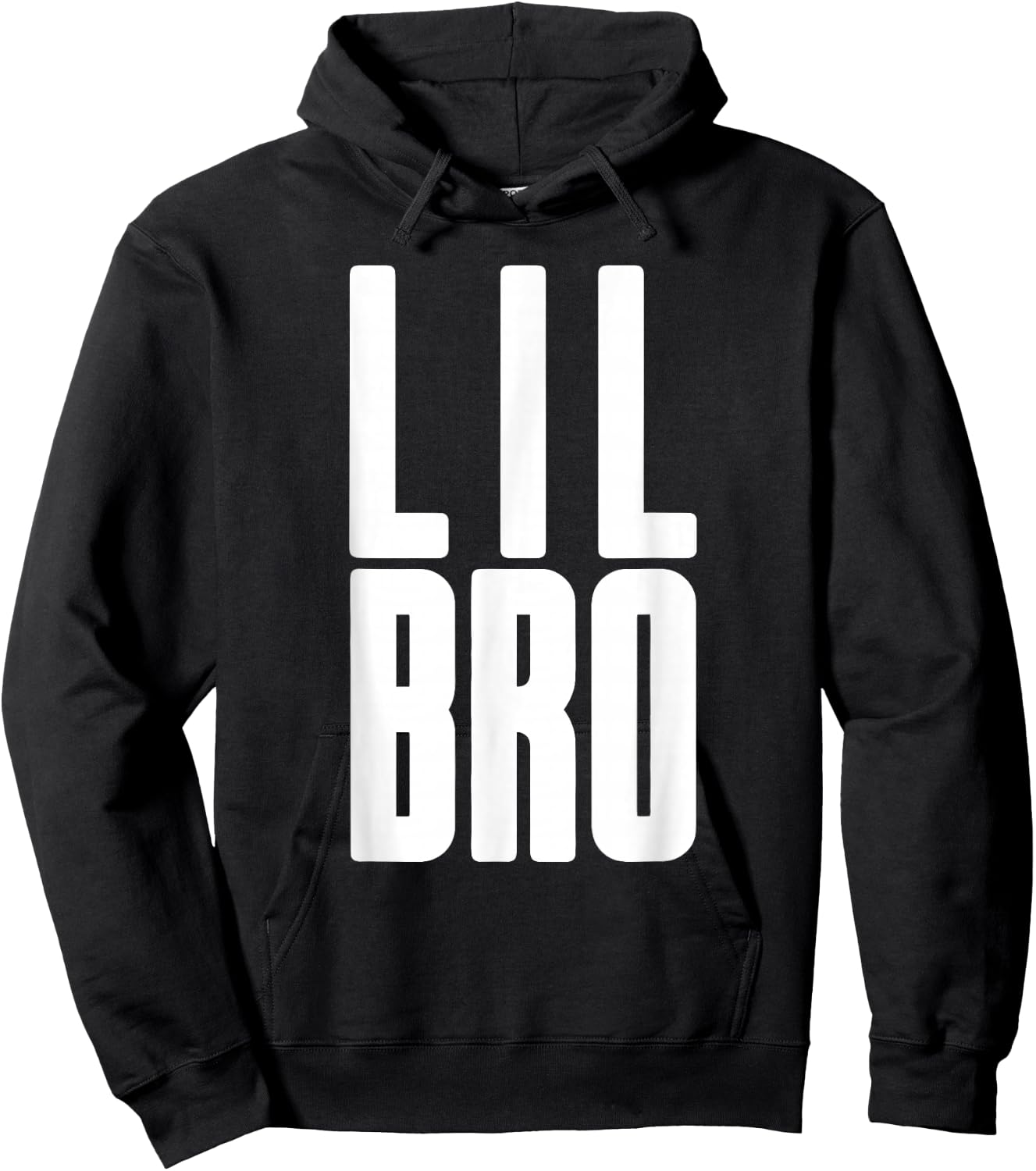 Lil Bro - Siblings Men Kids Adult Fraternity Little Brother Hoodie - Hoodie | Black