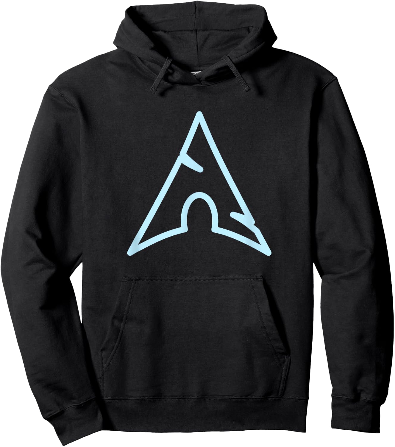 Arch Linux lovers Light Logo Open Source Os Hoodie - Hoodie | Black