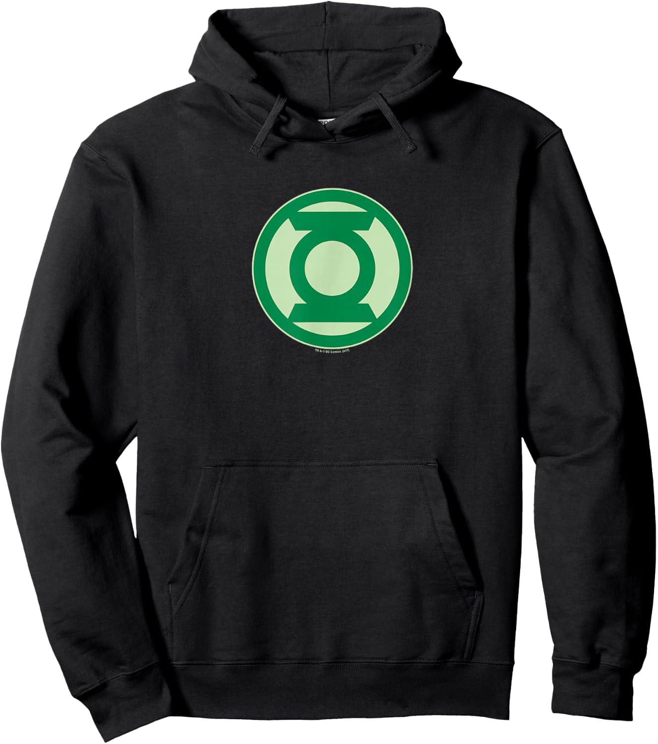 Green Lantern Green Symbol T Shirt Hoodie - Hoodie | Black