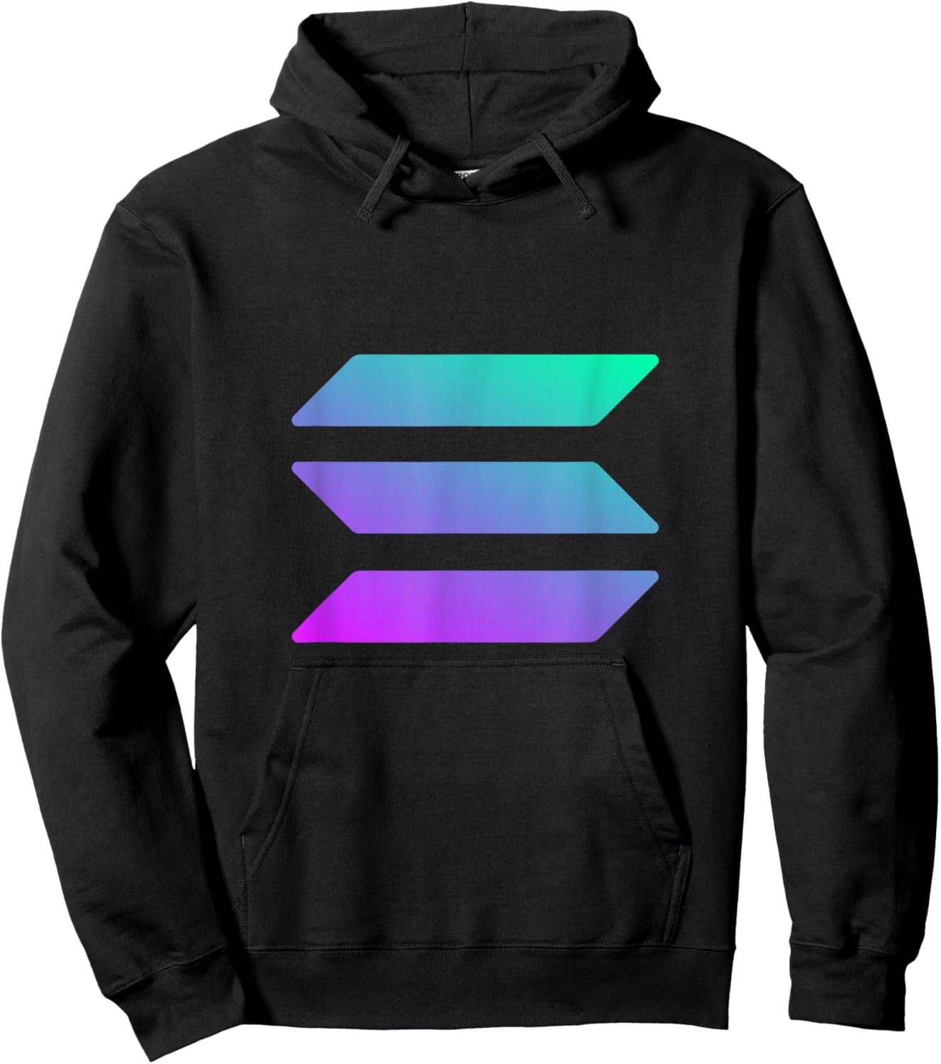 Solana Logo The Crypto To Rule Is SOL Crypto Logo Hoodie - Hoodie | Black