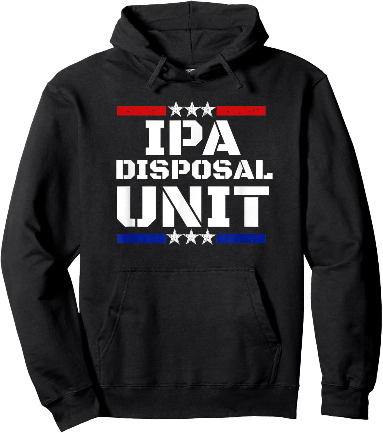 Ipa disposal unit IPA beer pale ale drinkers funny Hoodie - Hoodie | Black