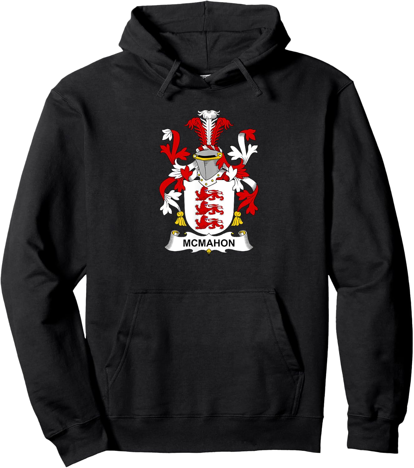 McMahon Coat of Arms - Family Crest Shirt Hoodie - Hoodie | Black