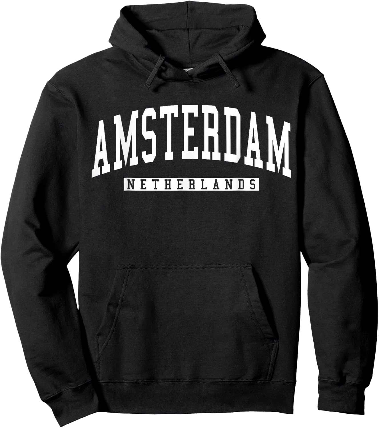 Netherlands Amsterdam City Hoodie - Hoodie | Black