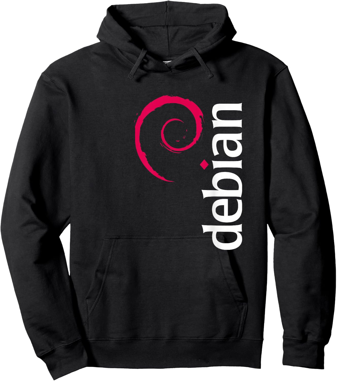 Linux Debian Lovers Have Spiral Logo Open Source Os Hoodie - Hoodie | Black
