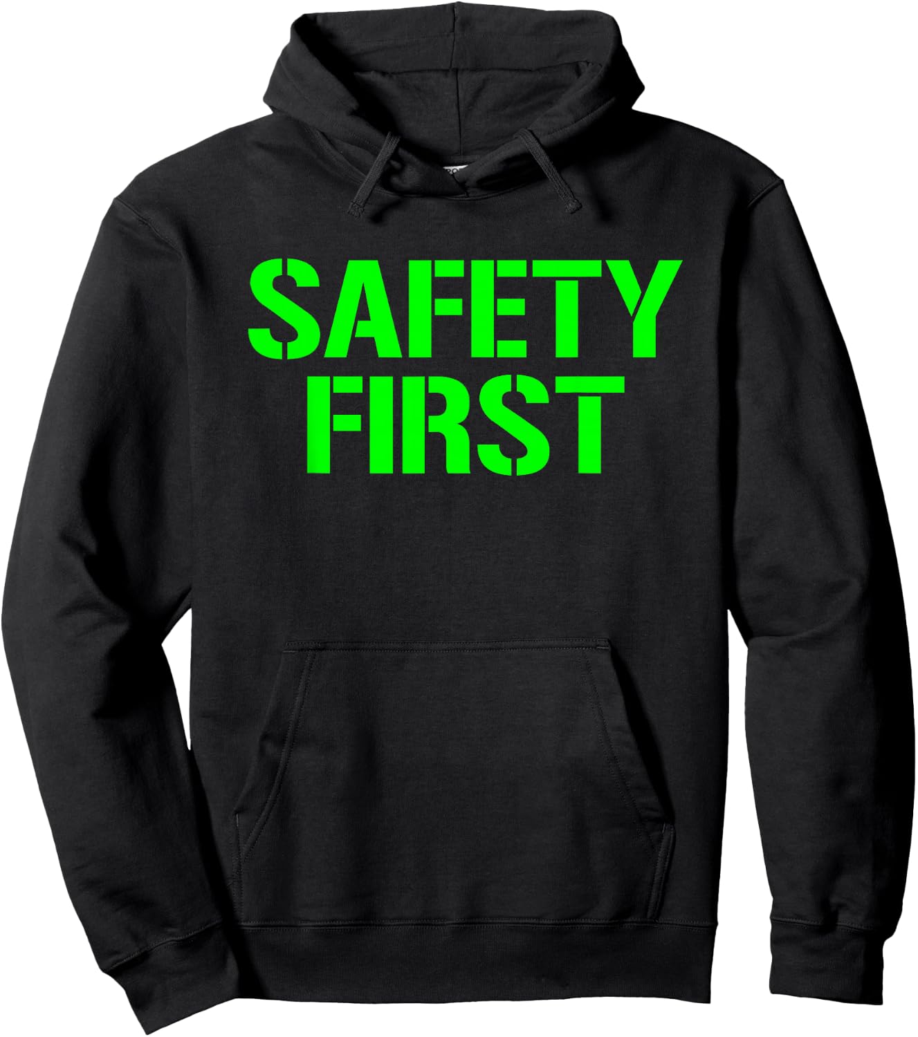 Safety First Shirt Safety First Safety First Hoodie - Hoodie | Black