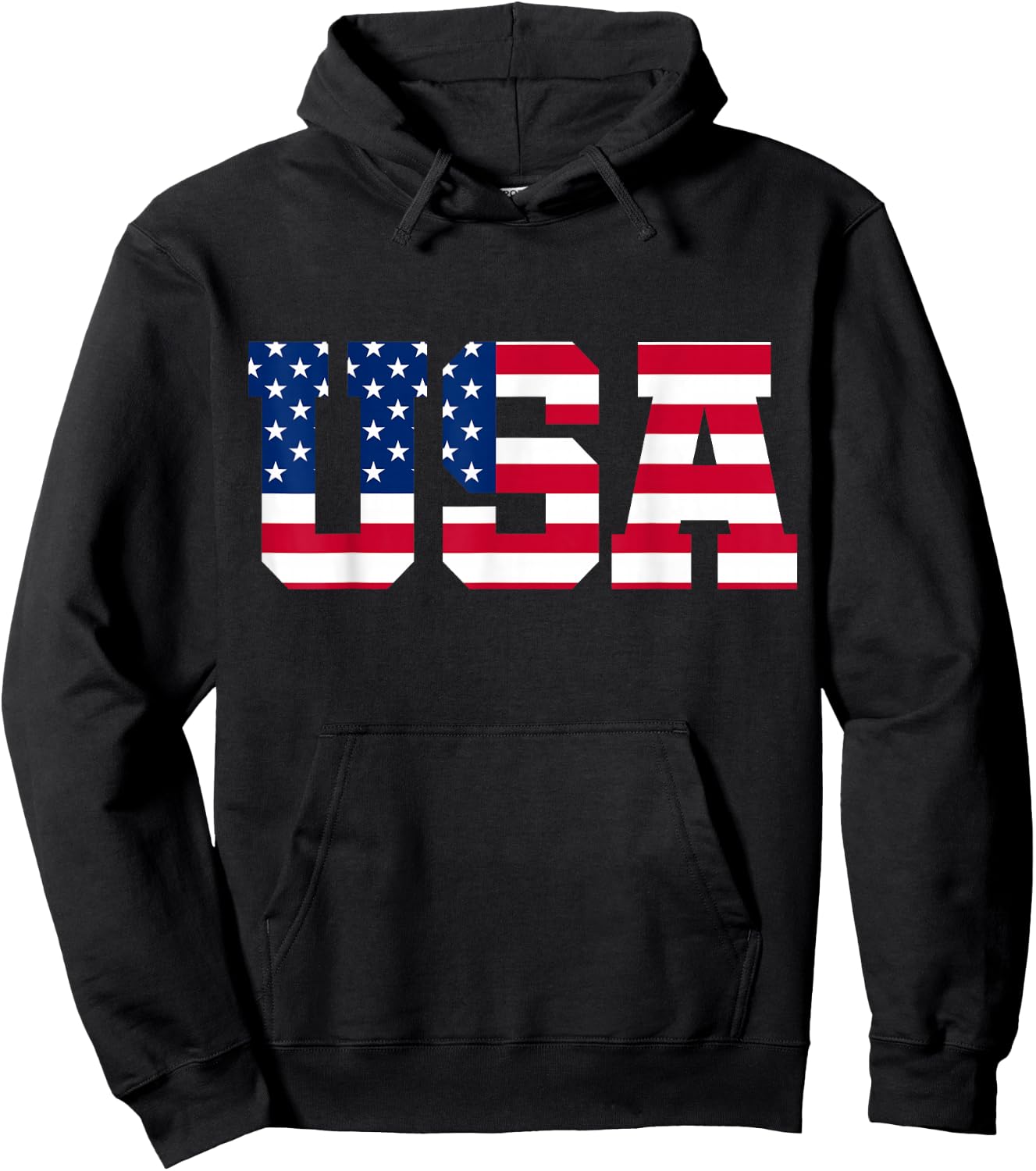USA Hoodie - Hoodie | Black