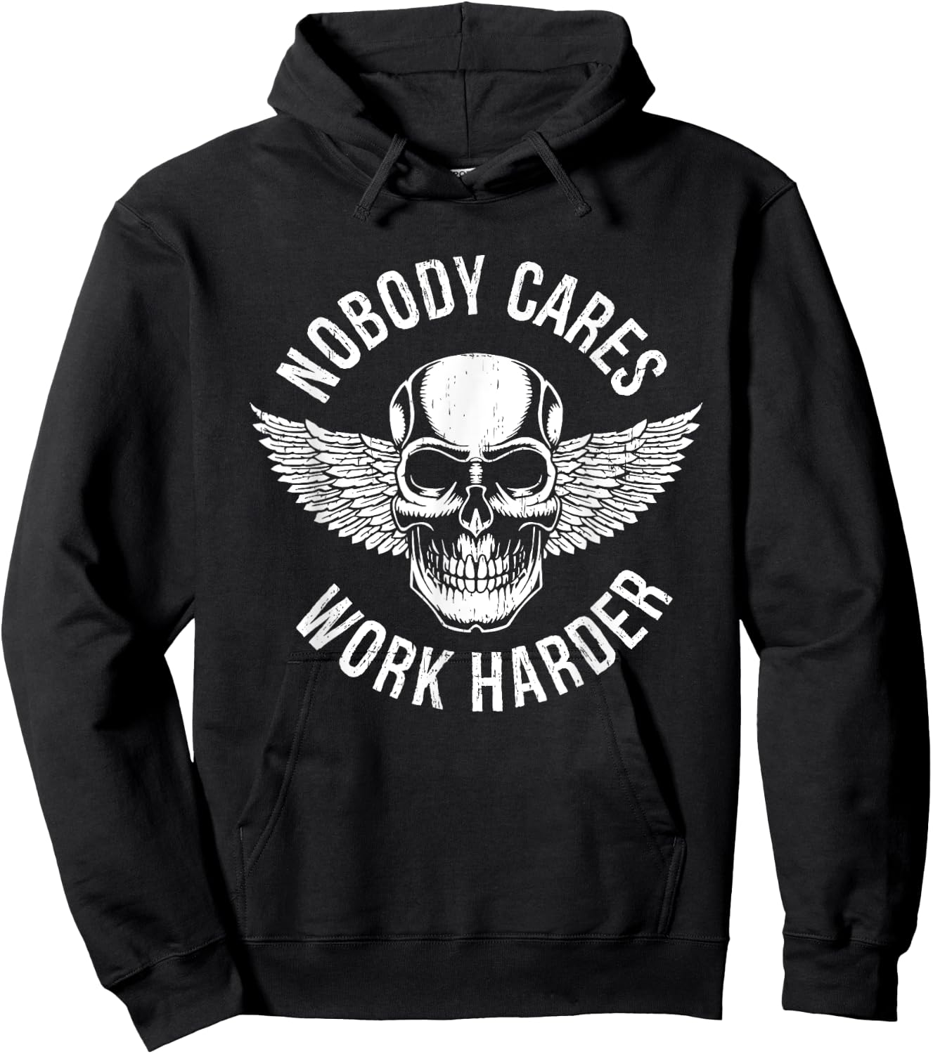 Nobody Cares Work Harder Hoodie - Hoodie | Black