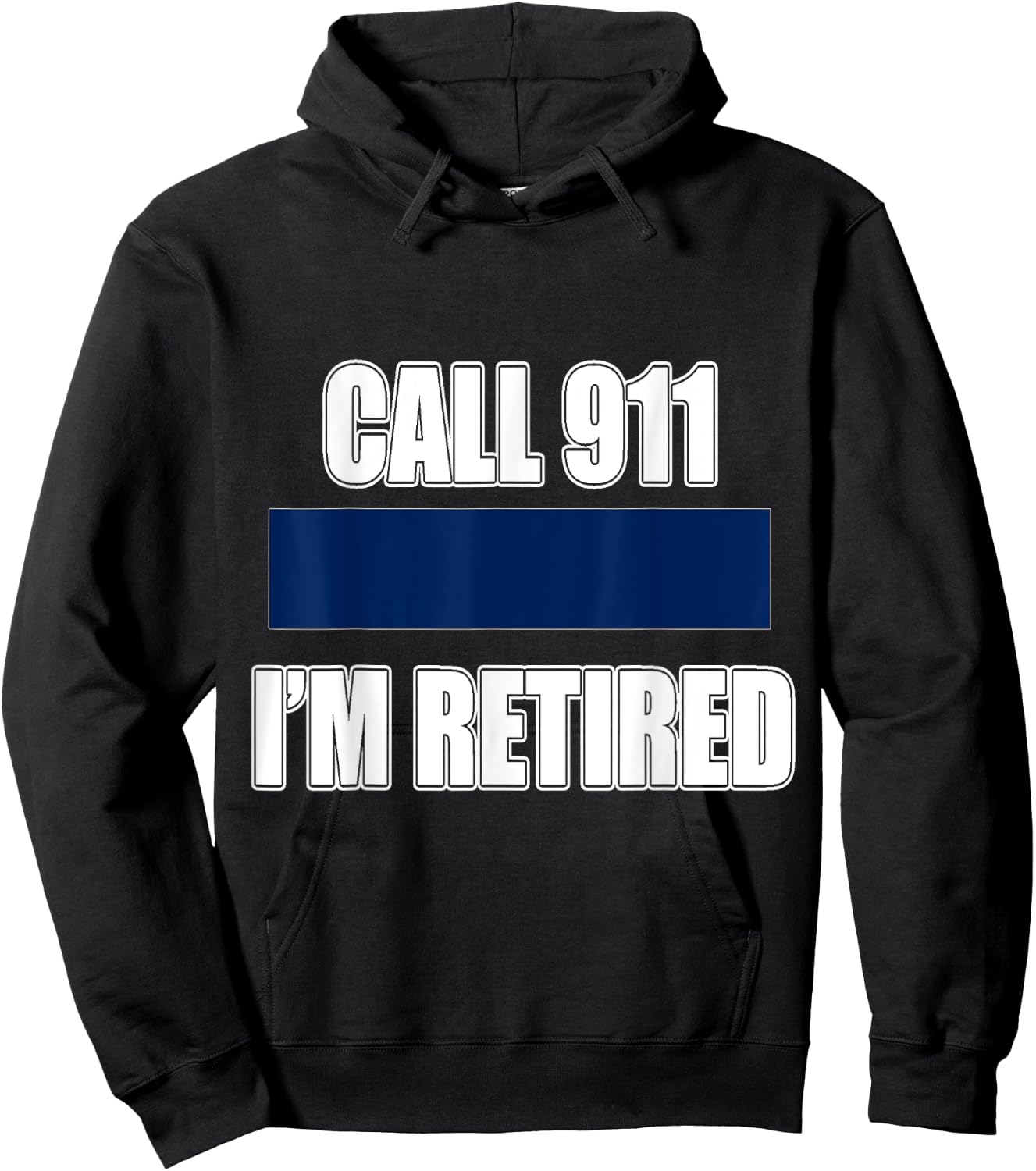 Retired Police Officer Retirement Gift Shirt Cop Hoodie - Hoodie | Black