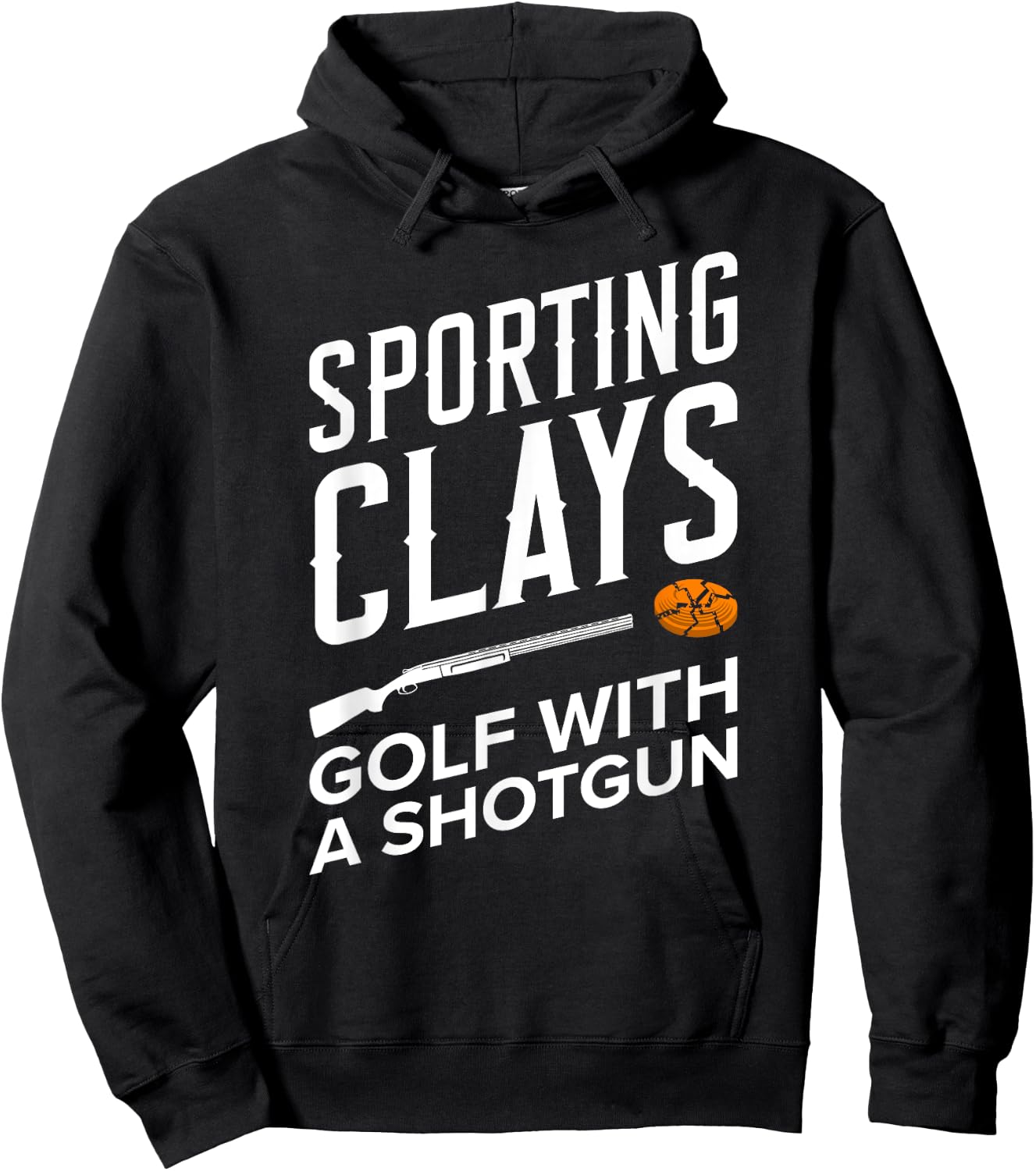 Sporting Clays Skeet Shooting Hoodie - Hoodie | Black