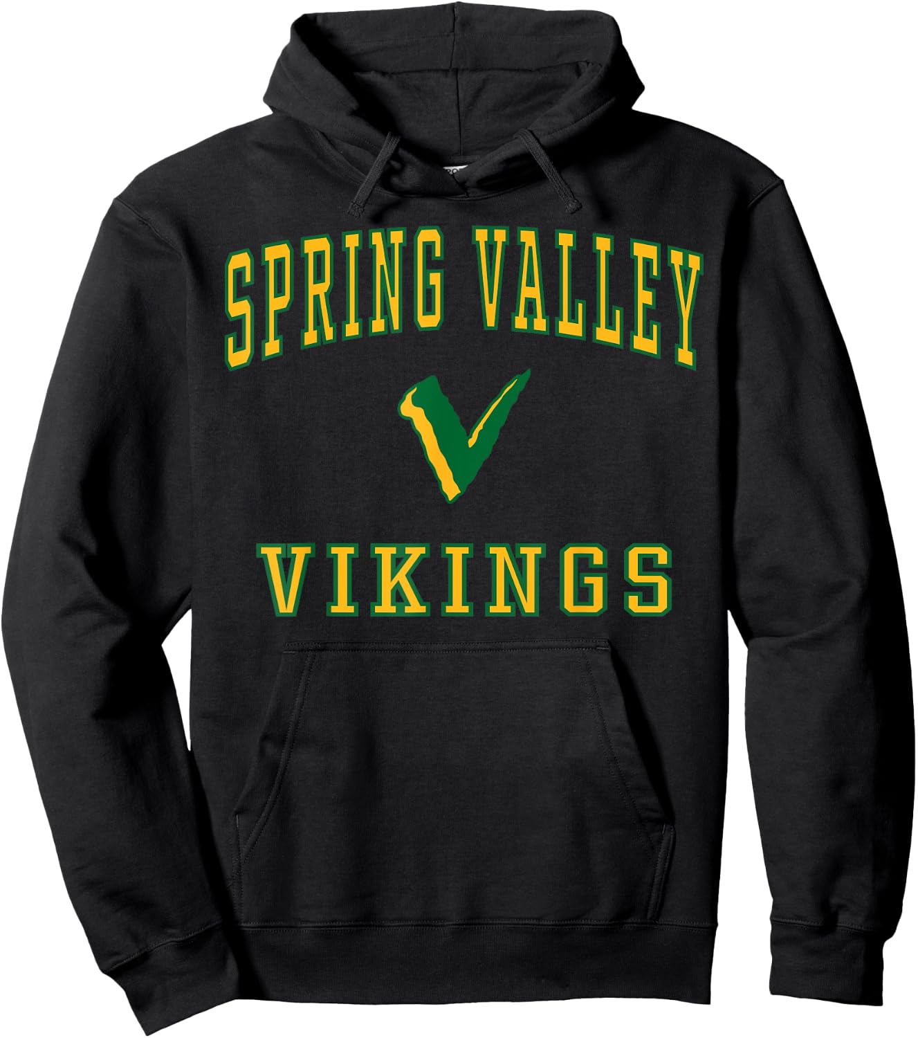Spring Valley High School Vikings C1 Hoodie - Hoodie | Black