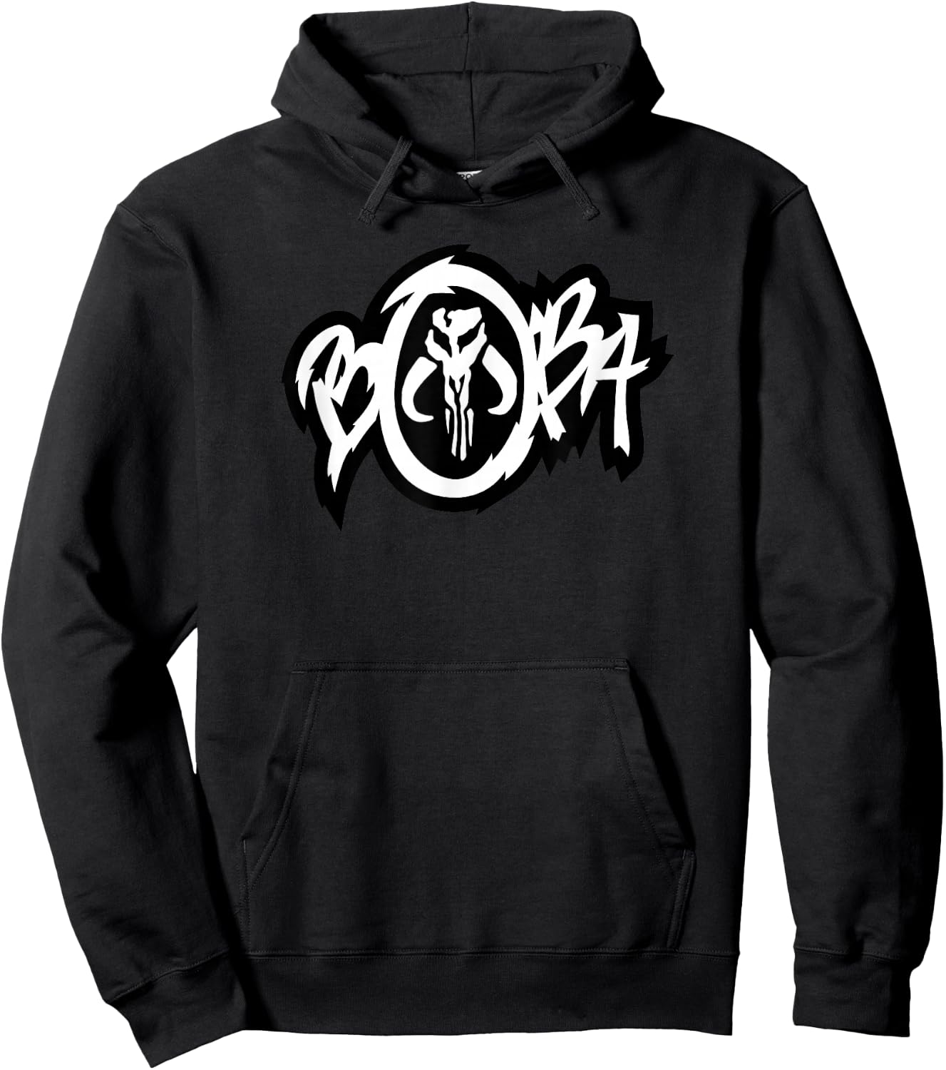 Star Wars The Book Of Boba Fett Boba Logo Hoodie - Hoodie | Black
