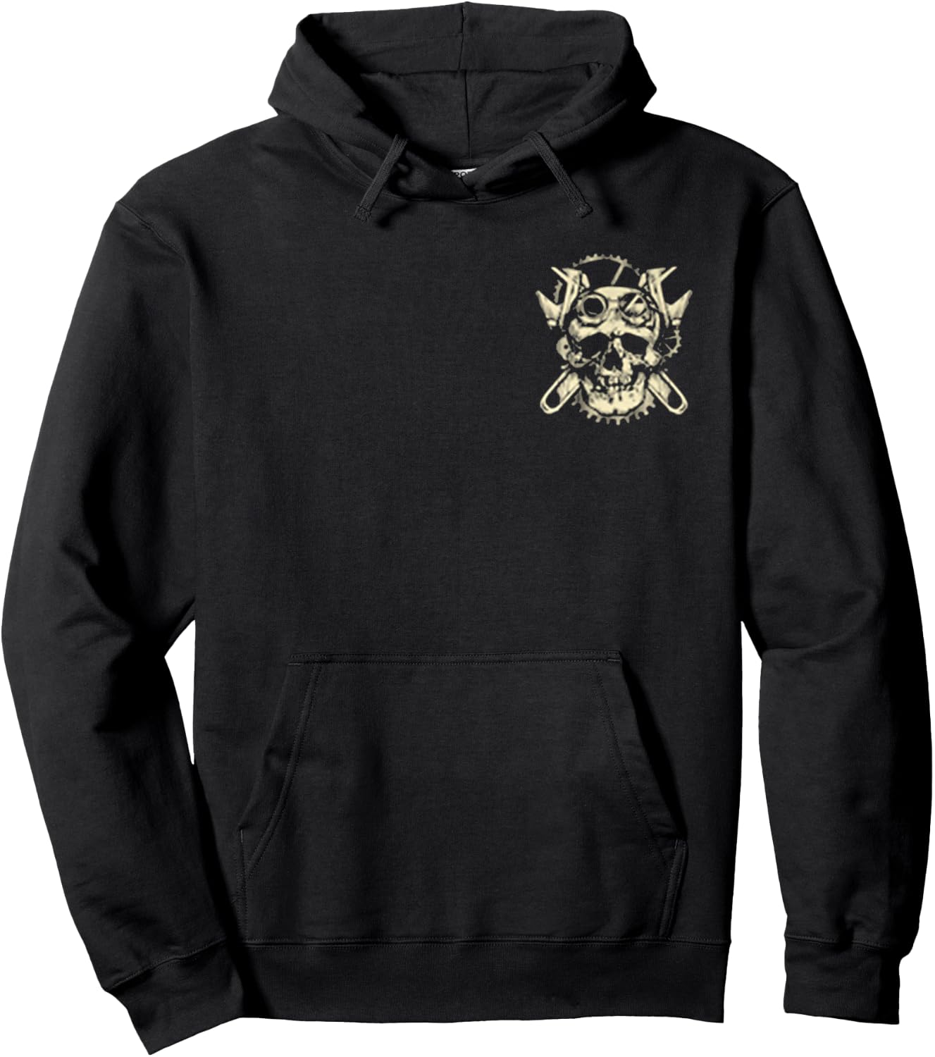 Machanic skull Gear Pocket Wrench Mechanic Best Hoodie - Hoodie | Black