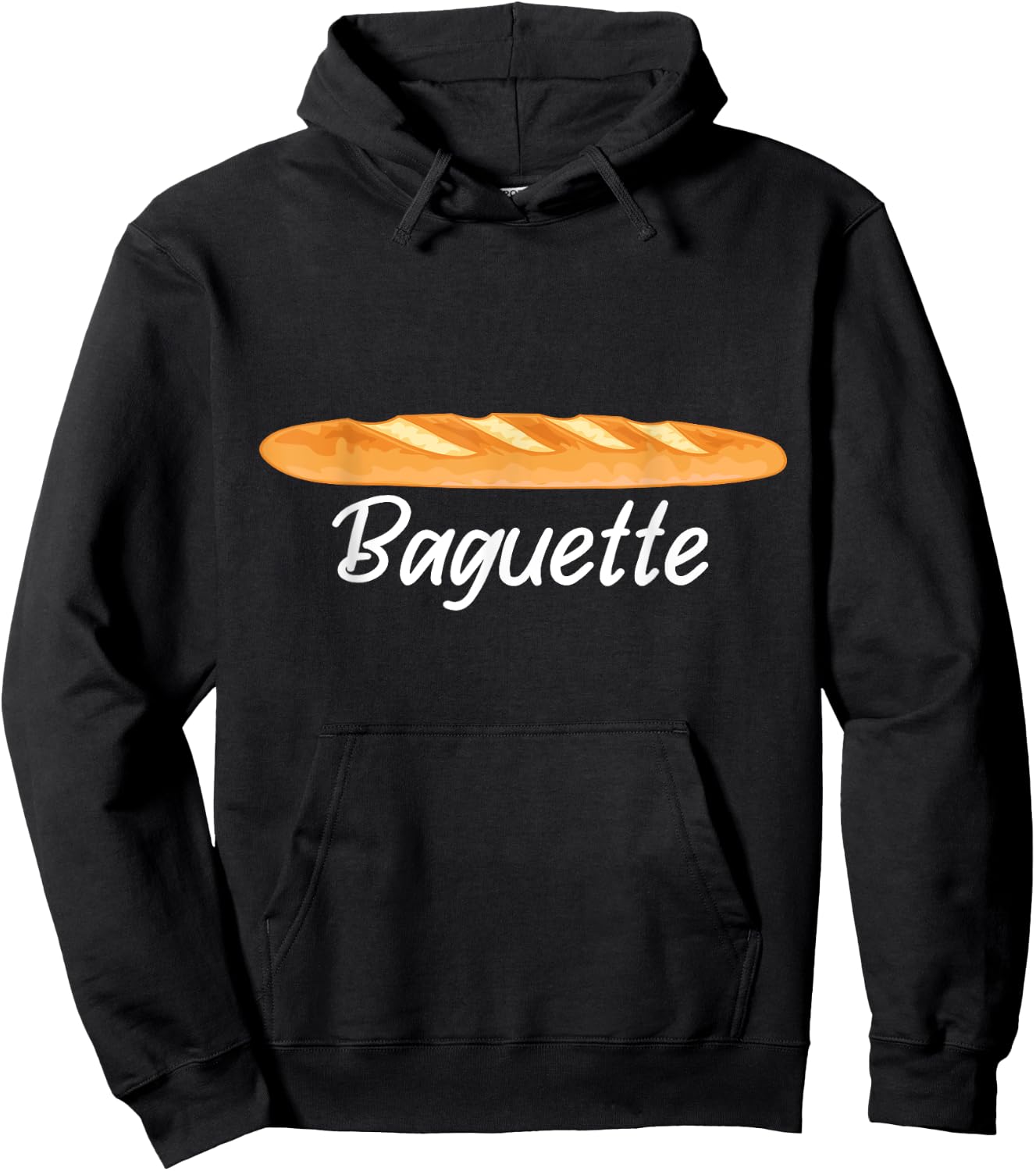 Baguette French Bread France Lover Francophile Hoodie - Hoodie | Black