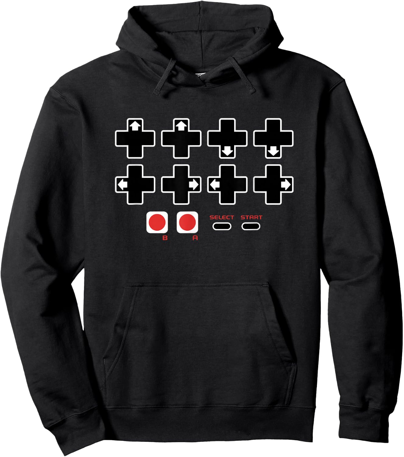 Cheat Code Contra Password Hoodie - Hoodie | Black