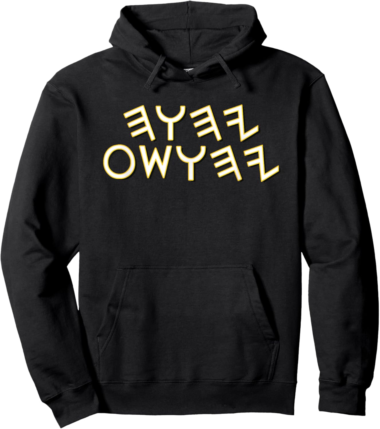 YHWH Yahuah Yahshua Paleo Hebrew Hoodie - Hoodie | Black