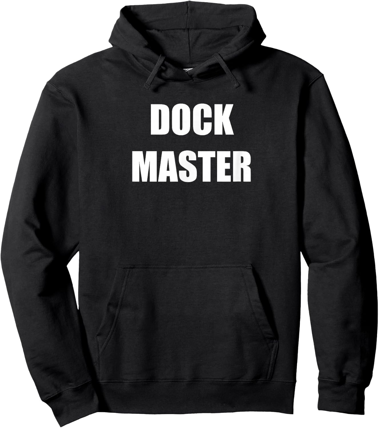 Dock Master Employees Official Uniform Work Design Hoodie - Hoodie | Black