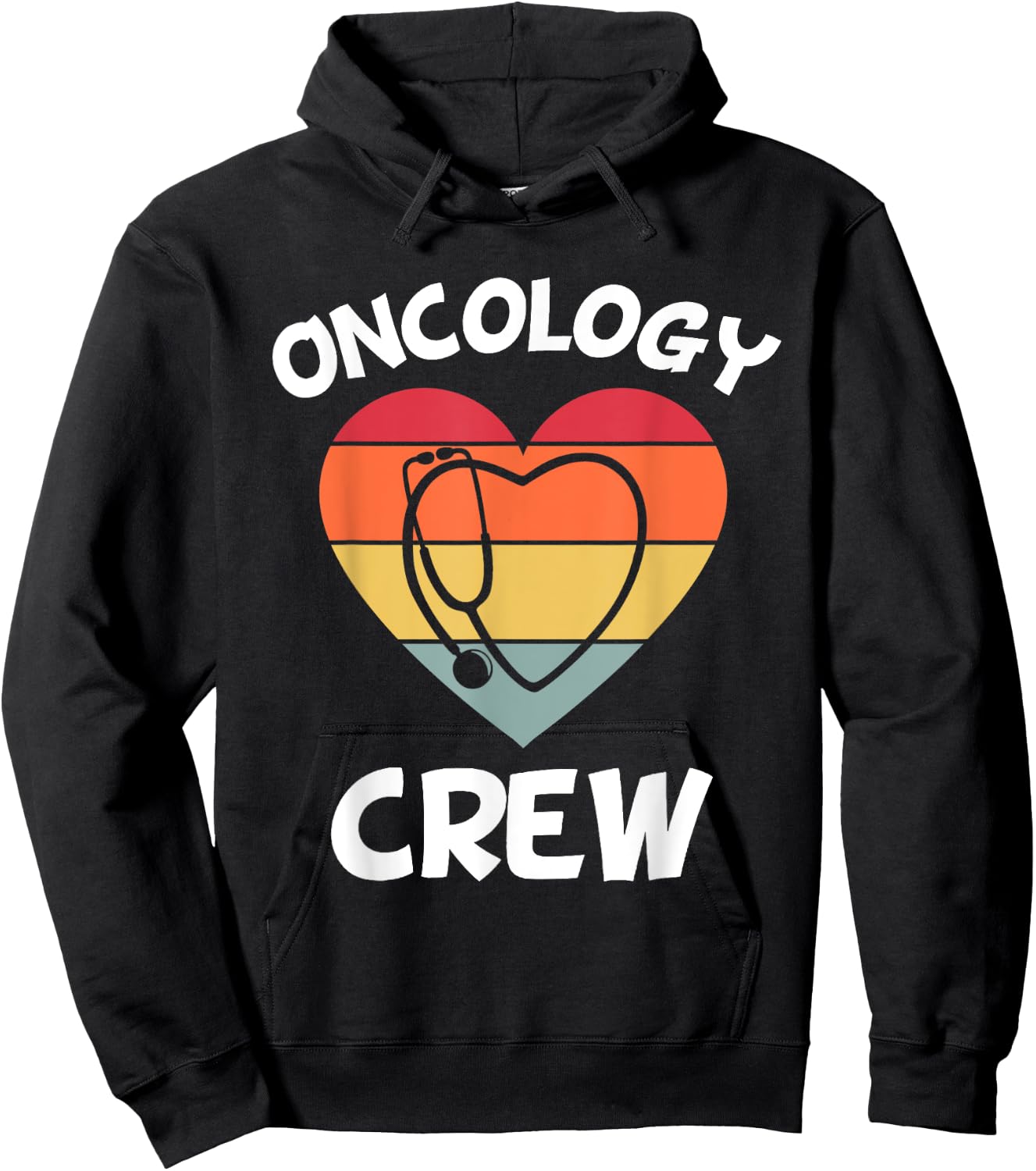 Oncology Nurse Appreciation Cancer Team Doctor Pediatric CNA Hoodie - Hoodie | Black