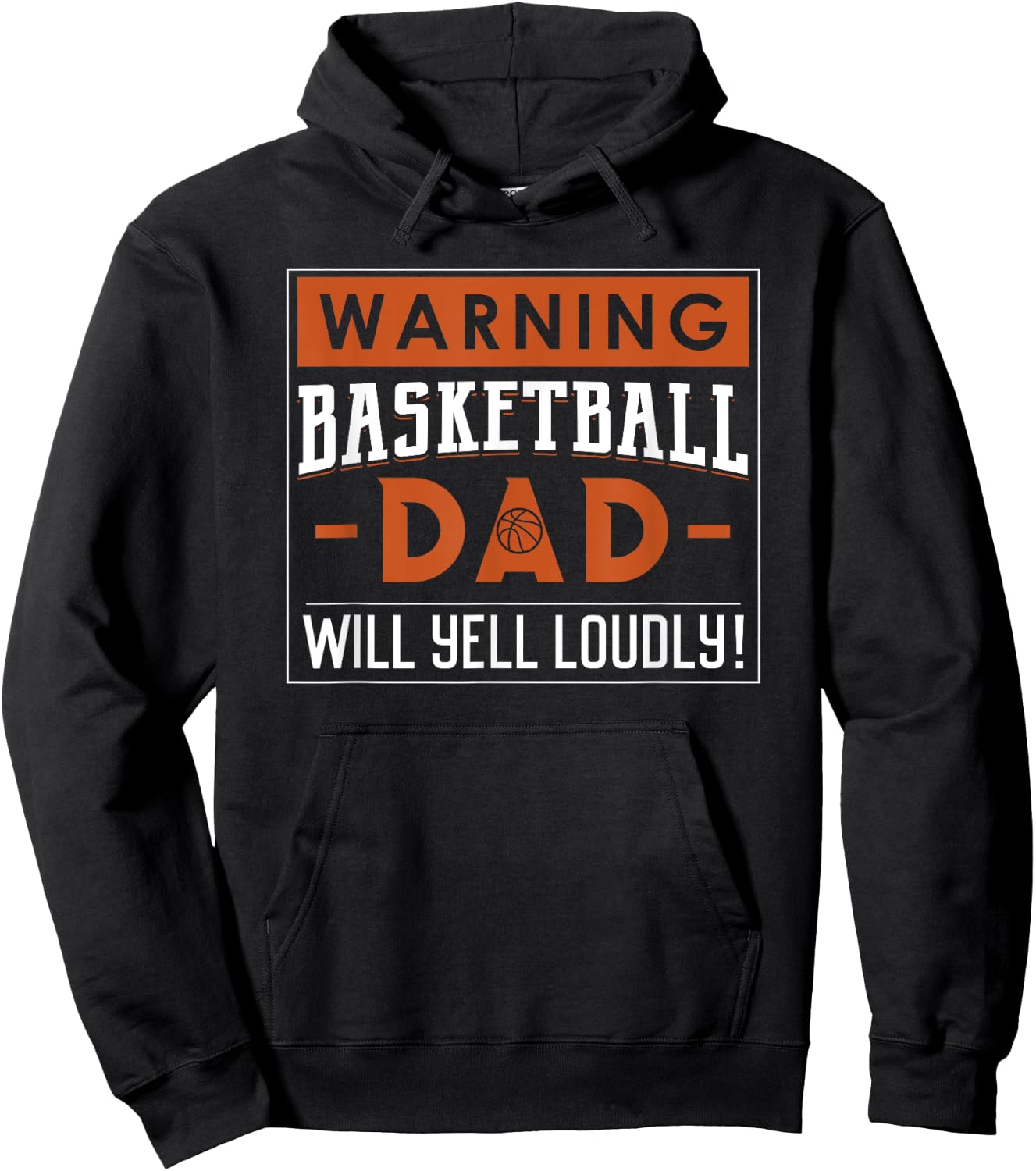 Basketball Dad Shirt Funny Proud Practice Game Hoops Bball Hoodie - Hoodie | Black