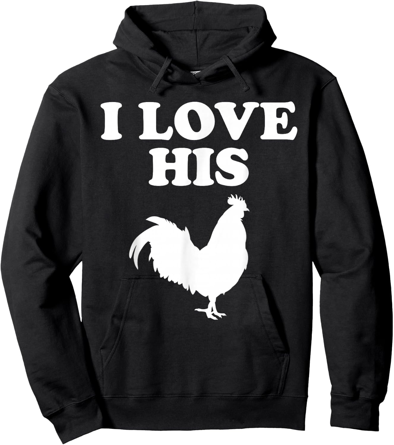 I love her Kitty cat I like his rooster matching couple love Hoodie - Hoodie | Black