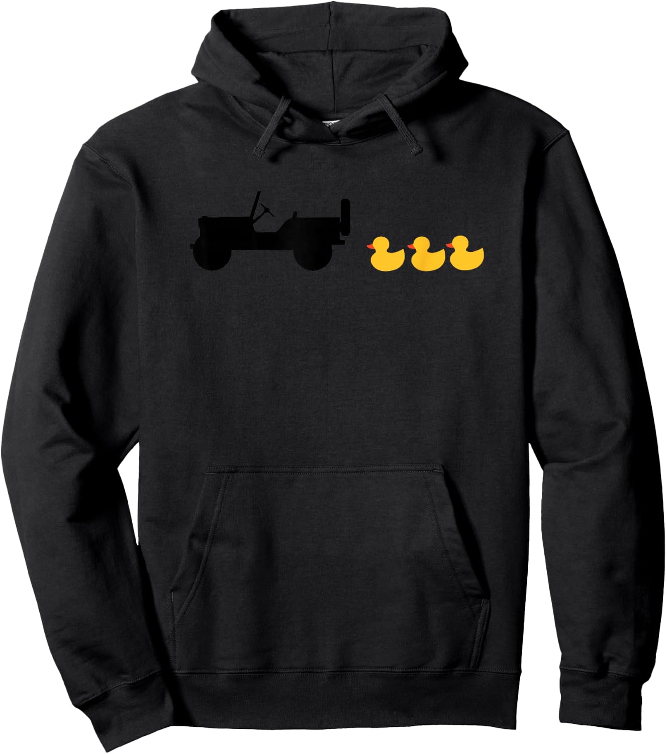 Jeep Willys Ducks Hoodie - Hoodie | Black