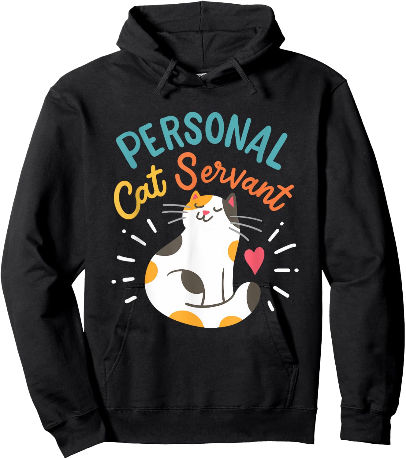 Personal Cat Servant Hoodie - Hoodie | Black