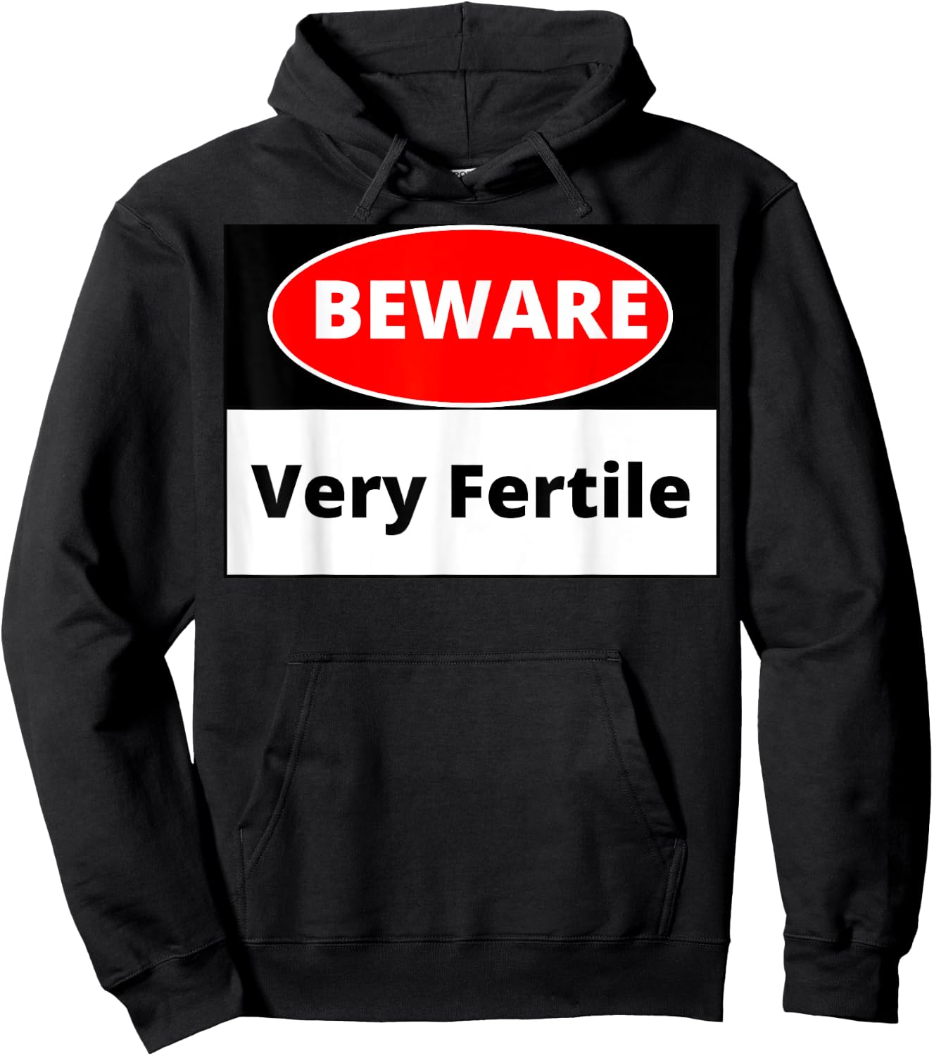 Danger Very Fertile Hoodie - Hoodie | Black