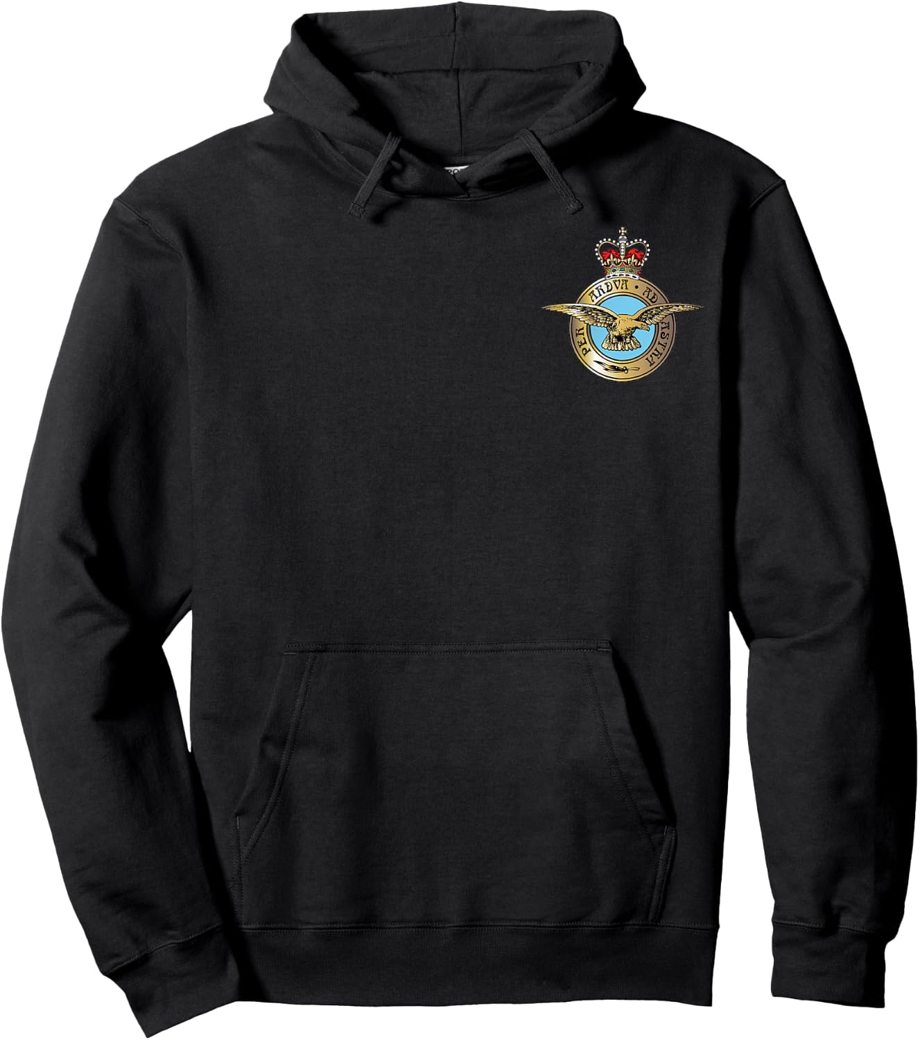 Royal Air Force RAF UK Military Badge Patch Hoodie - Hoodie | Black