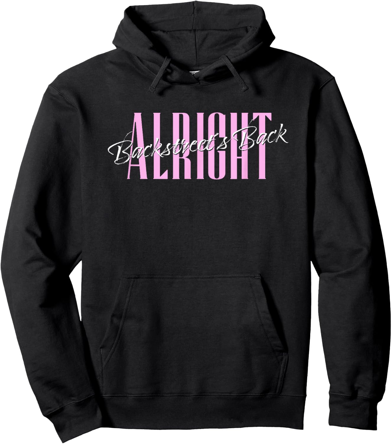 Backstreet Boys Backstreets Back Alright Lyric Hoodie - Hoodie | Black