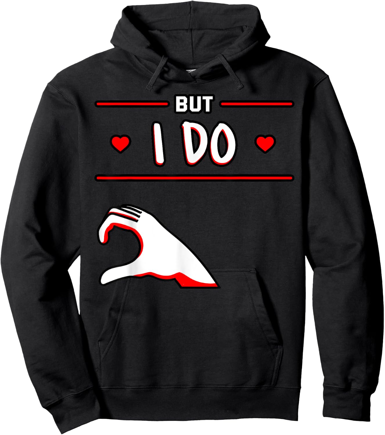 I Don't Do Matching Shirts But I Do Couple Heart Anniversary Hoodie - Hoodie | Black