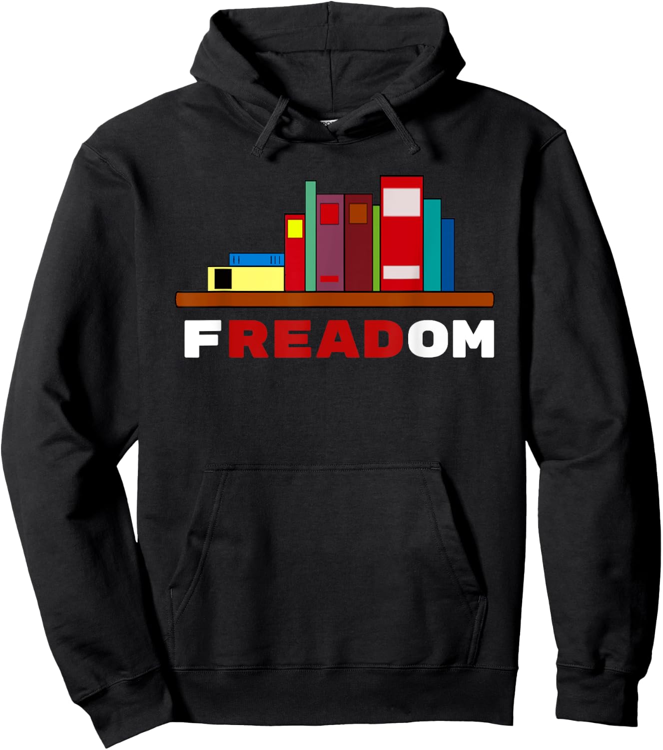 Freadom - I Read Banned Books Hoodie - Hoodie | Black