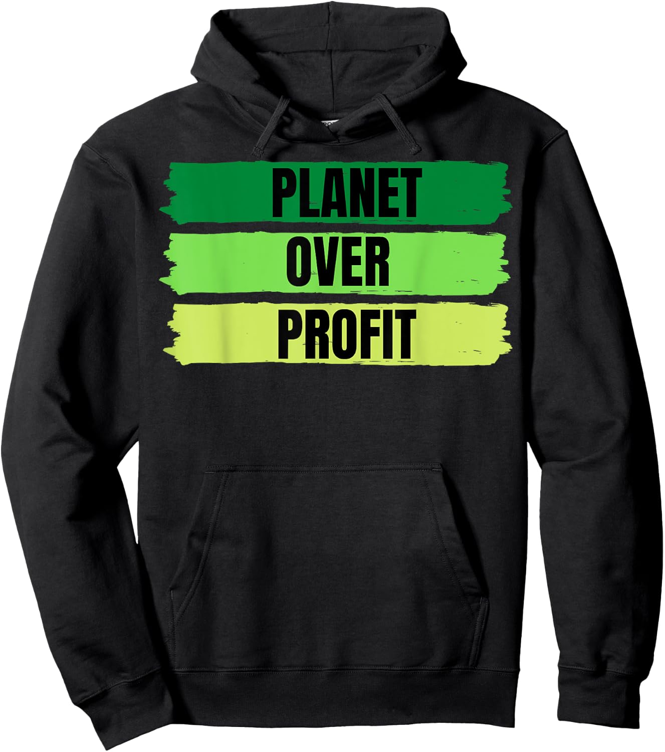 2022 Planet Over Profit Earth Day Vintage Hoodie - Hoodie | Black
