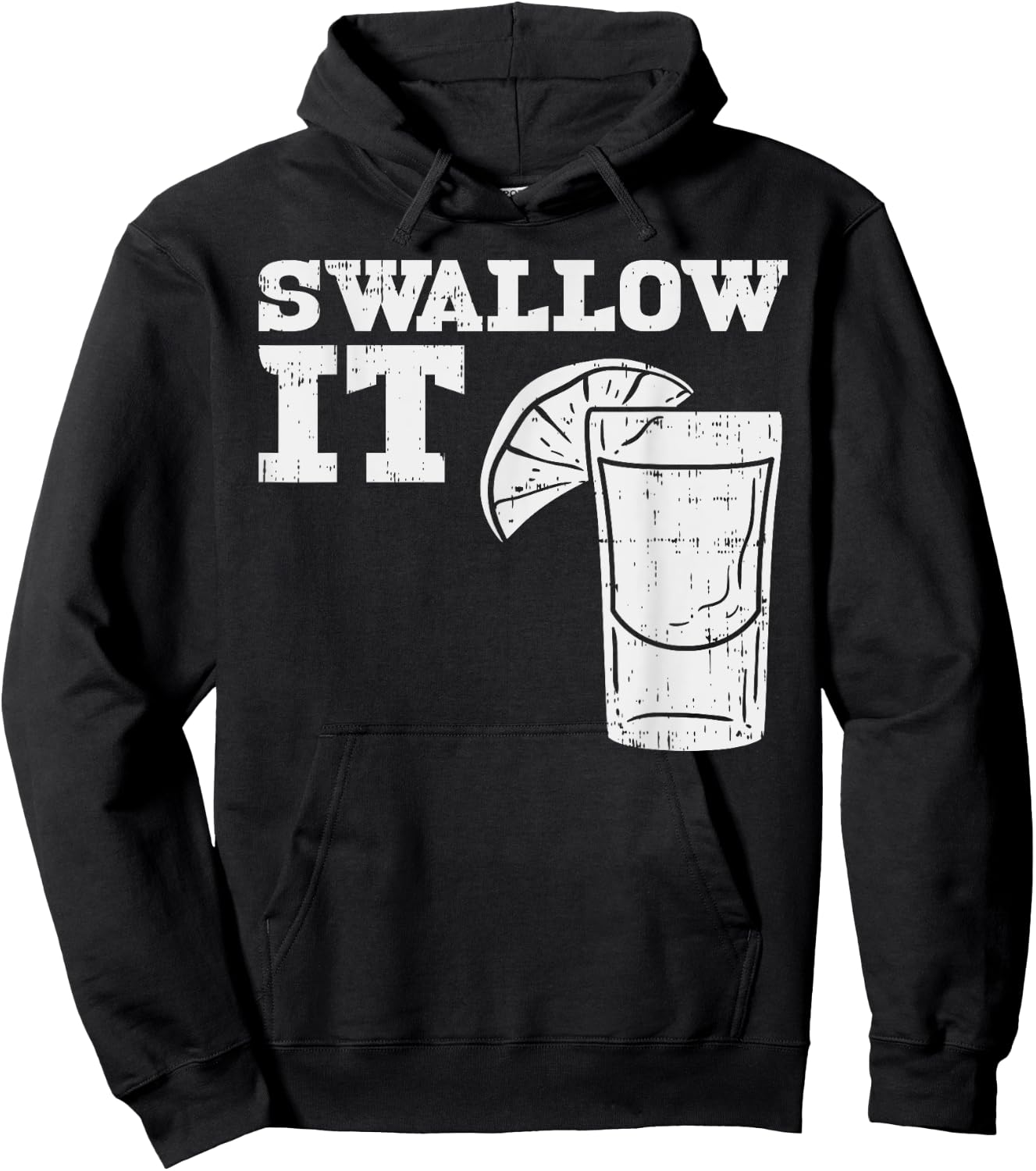 Swallow It Tequila Matching Group Cinco Mayo Drinking Team Hoodie - Hoodie | Black