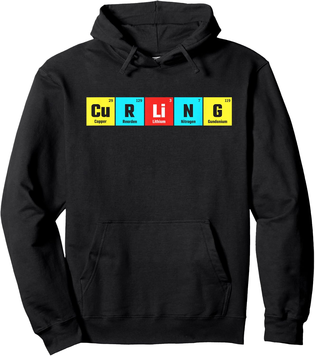 Spiral Basic Periodic Table Fun Hoodie - Hoodie | Black