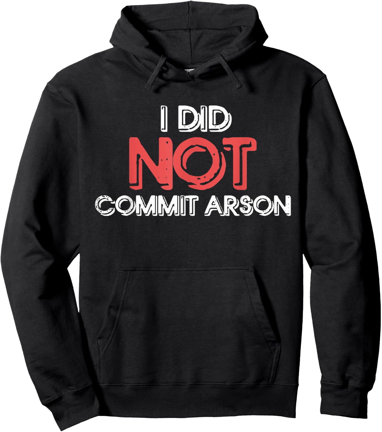 I Did Not Commit Arson Hoodie - Hoodie | Black