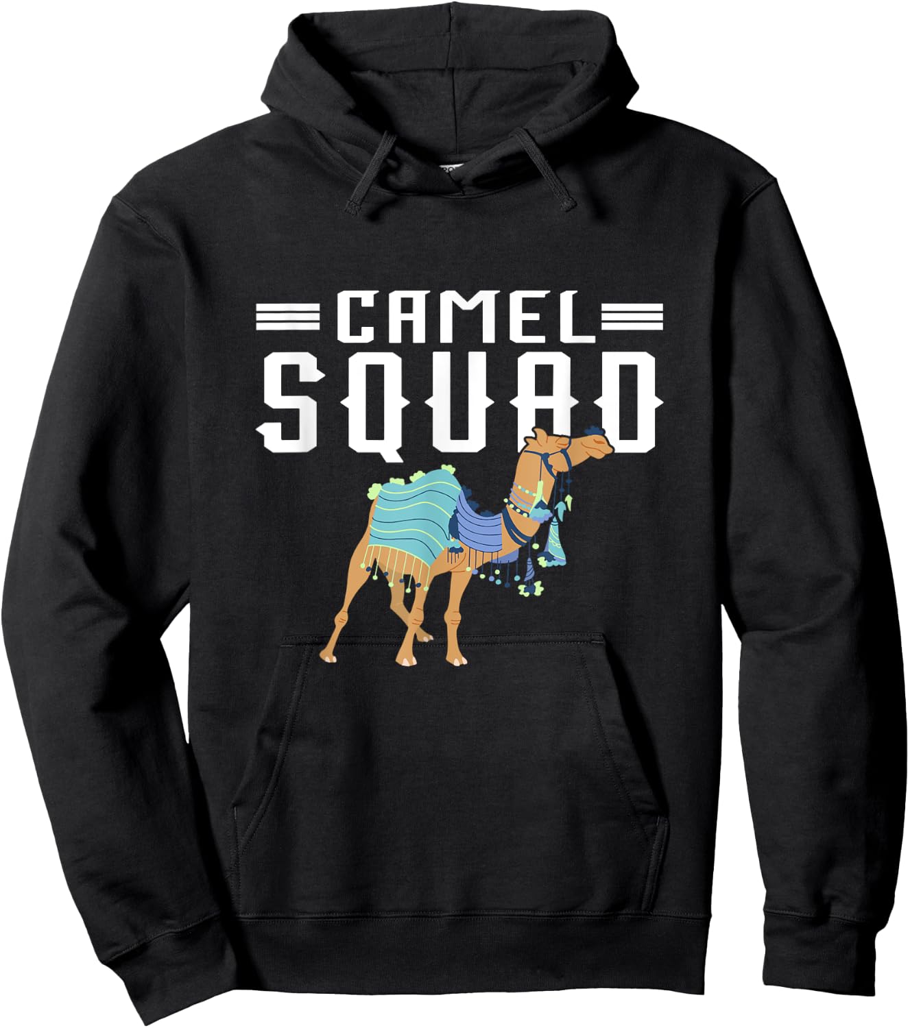 Camel Squad Arabian Group Camel Animal Camel Team Hoodie - Hoodie | Black