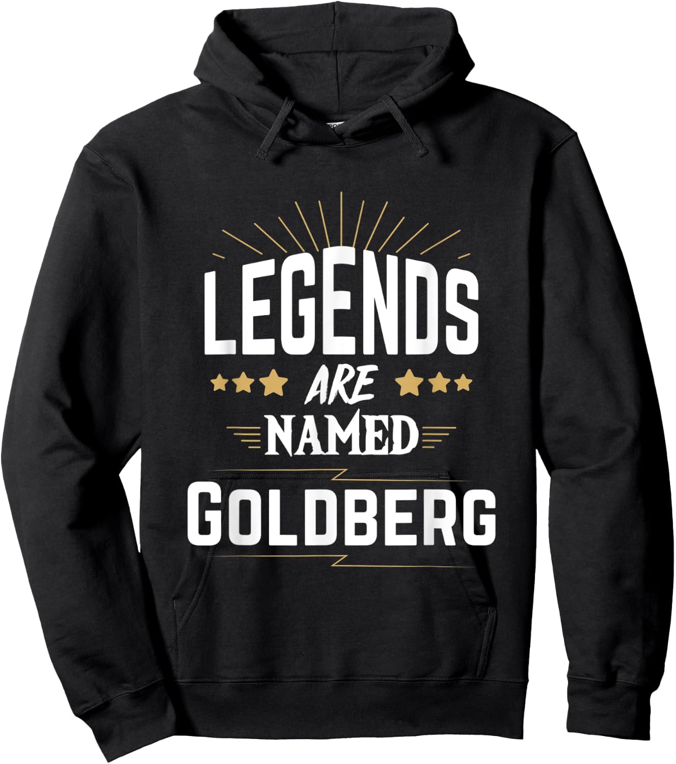 Legends Are Named Goldberg Hoodie - Hoodie | Black