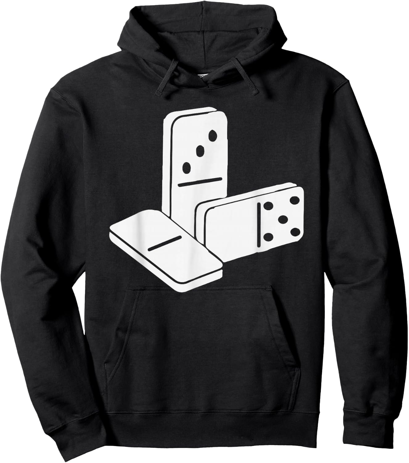 Domino Pieces With Miami Dade Area Code 305 Hoodie - Hoodie | Black