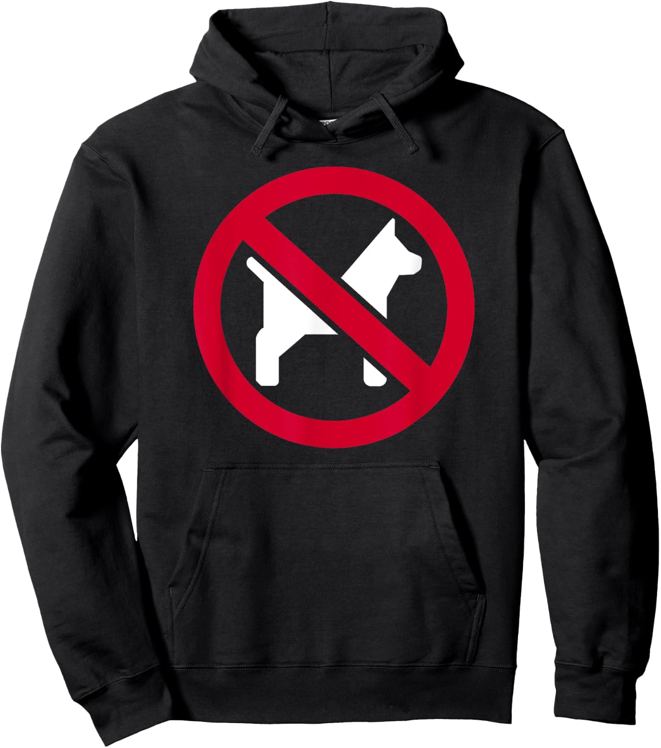 No dogs Hoodie - Hoodie | Black