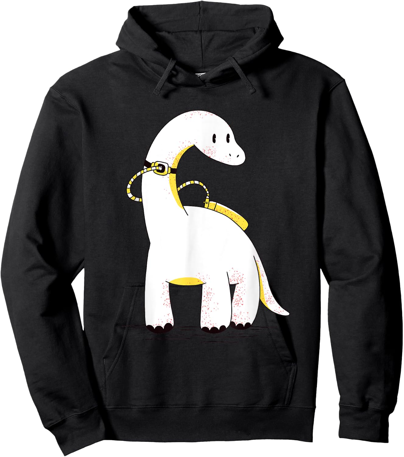 Dinosaur Trach Tube Hoodie - Hoodie | Black