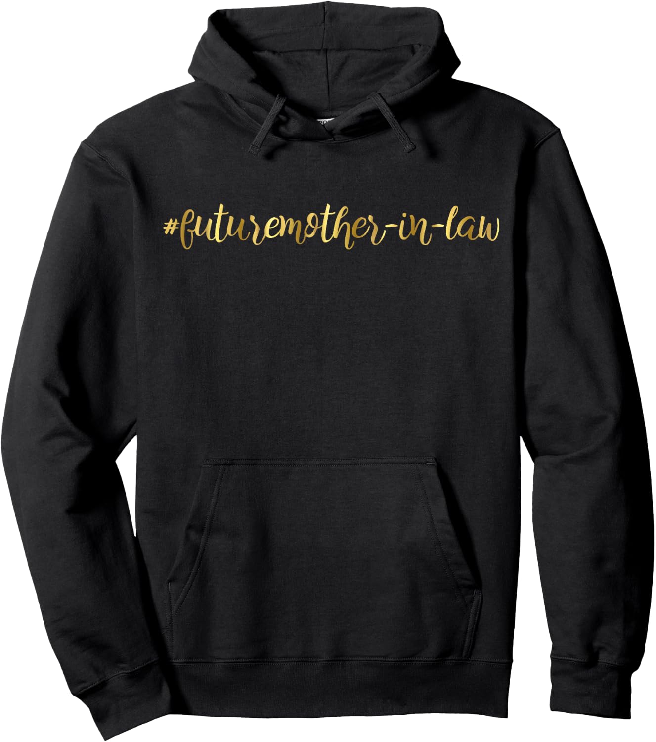 Future Mother In Law Wedding Matching Script Hoodie - Hoodie | Black