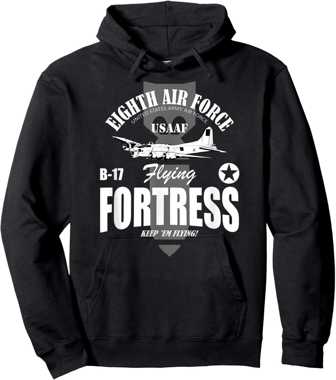 B-17 Flying Fortress Hoodie - Hoodie | Black