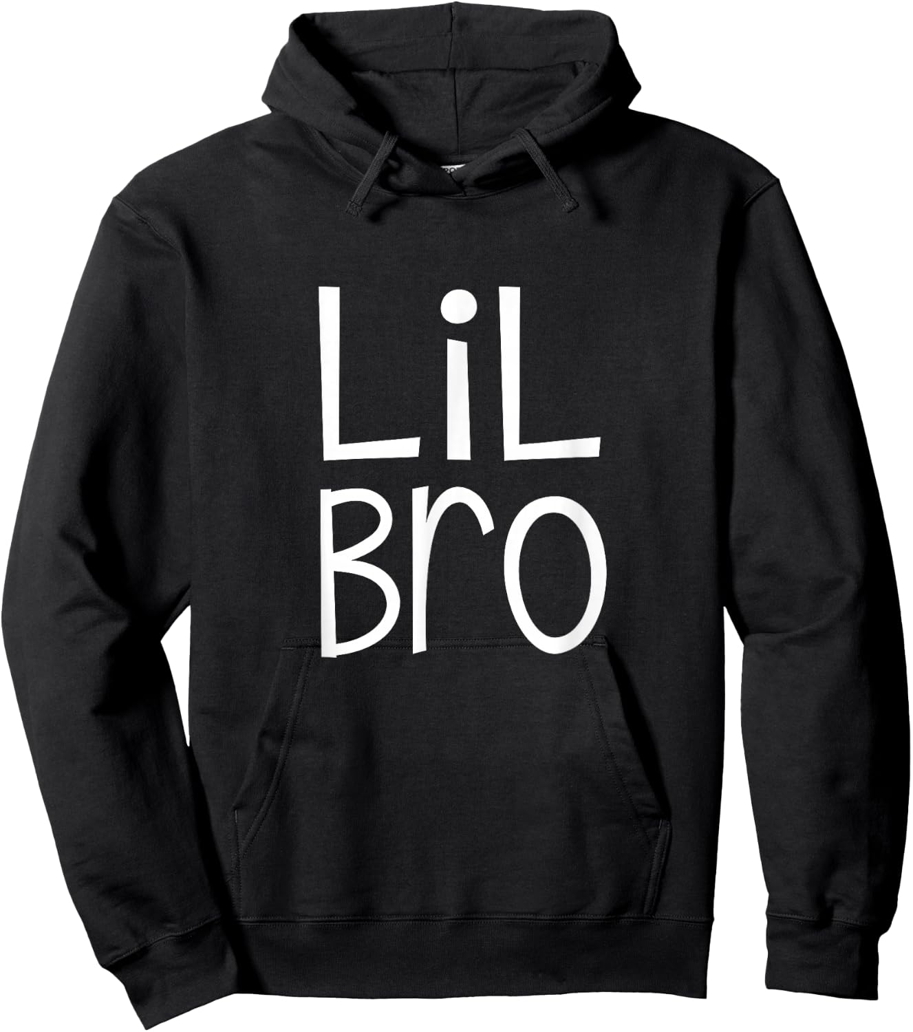 Lil Bro Little Brother Boys Matching Siblings Family Hoodie - Hoodie | Black