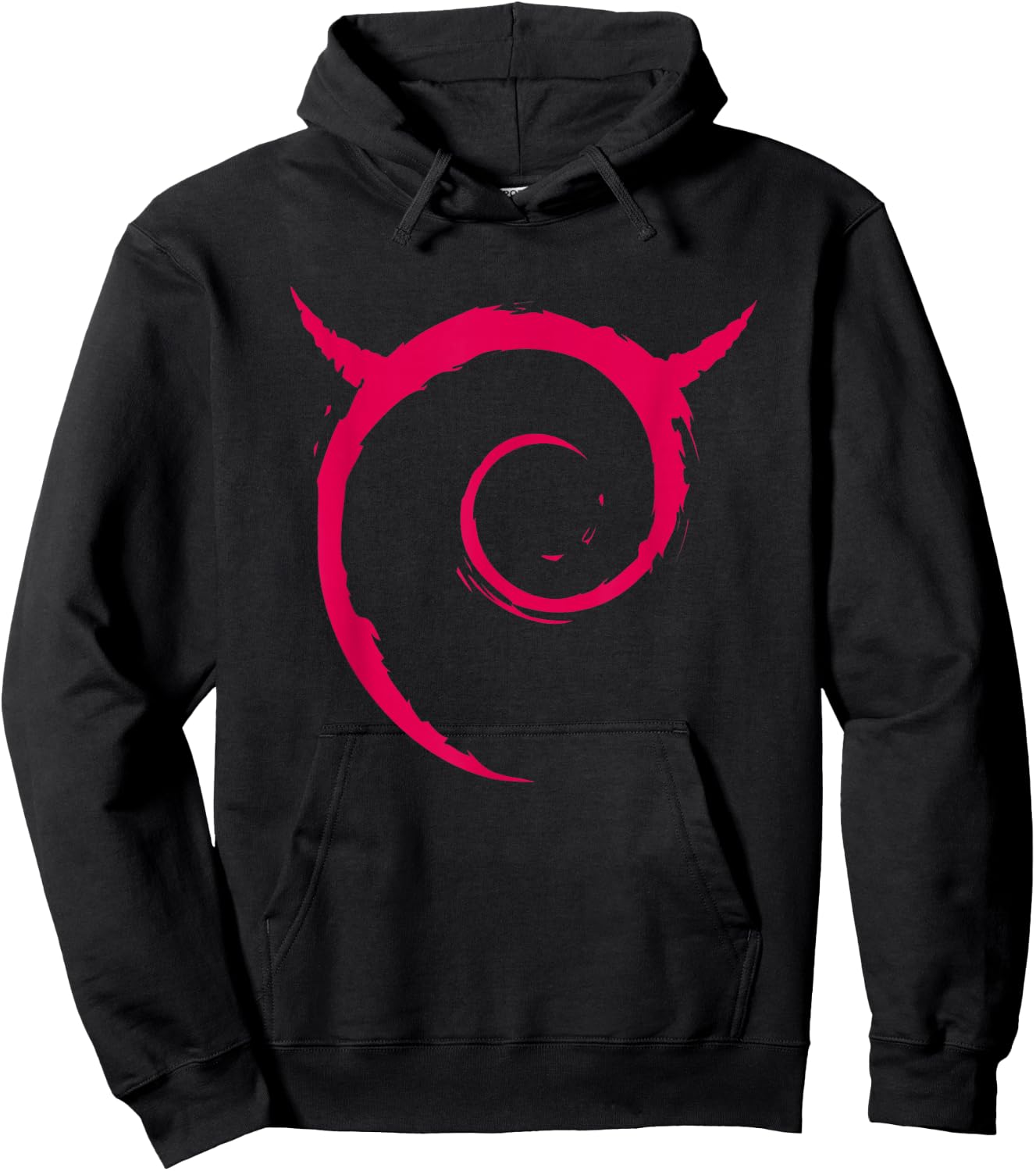 Linux lover Funny Debian Spiral Logo OpenSource Os Hoodie - Hoodie | Black