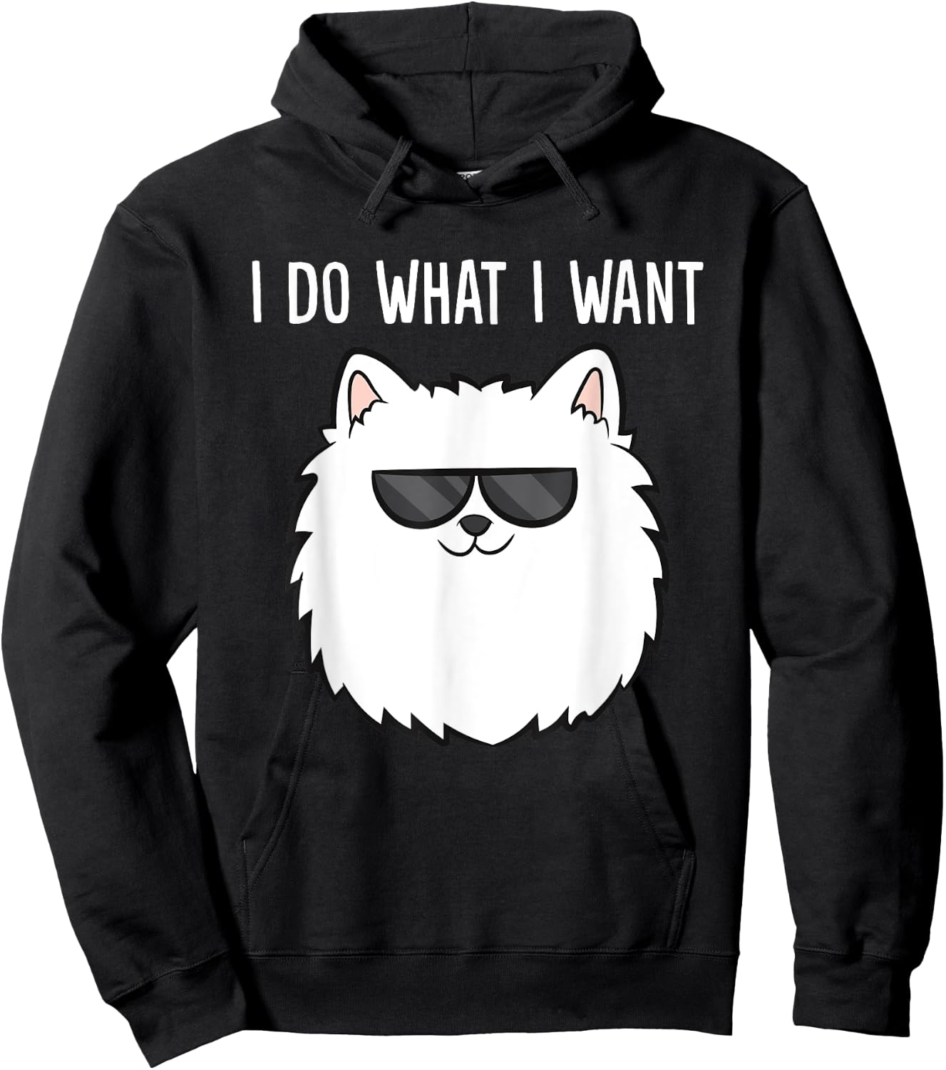 Pomeranian Owner I Do What I Want Love Pomeranians Hoodie - Hoodie | Black