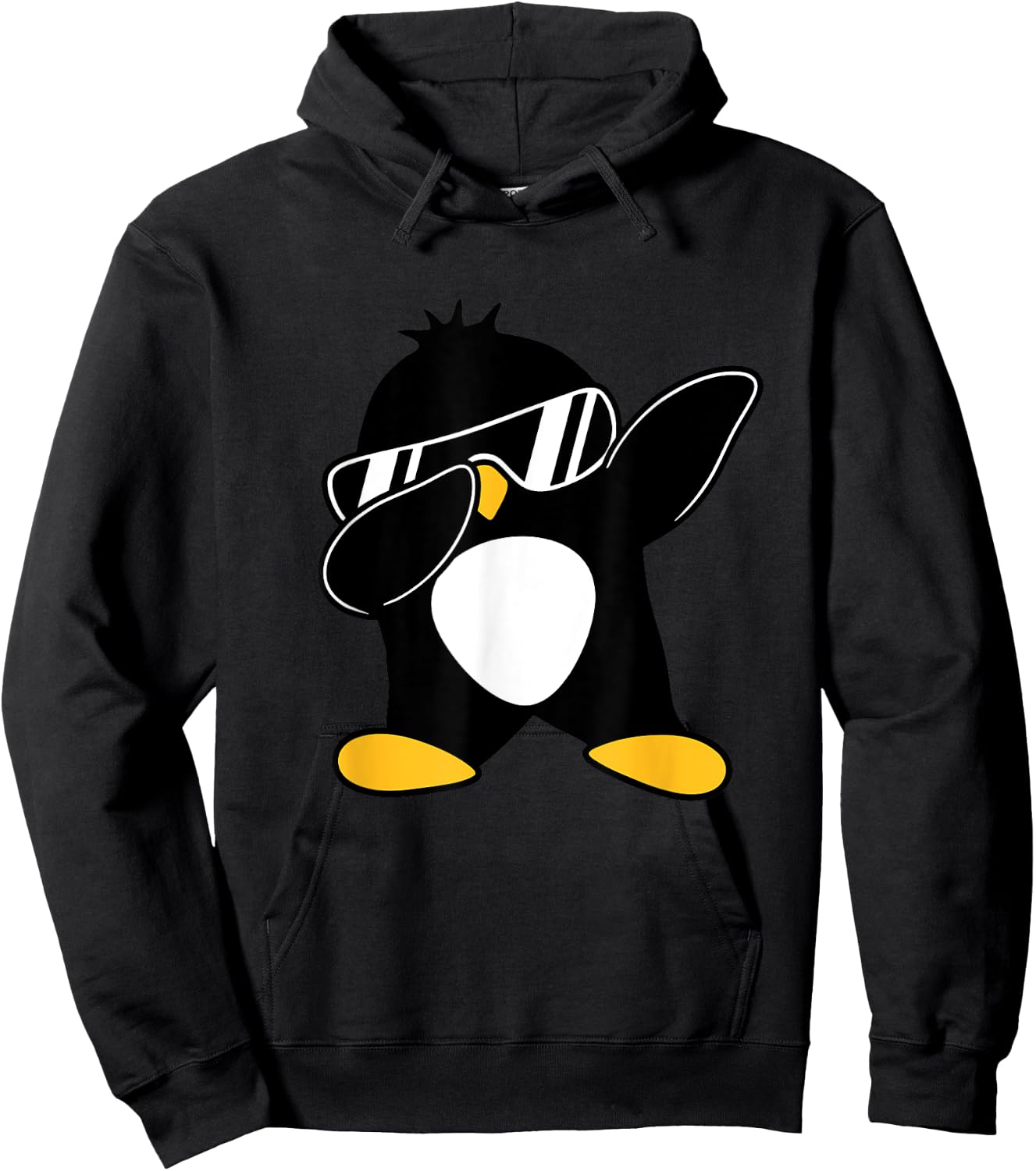 Penguin Dabbing Party Funny Cute Dab Dance Animal Lover Hoodie - Hoodie | Black