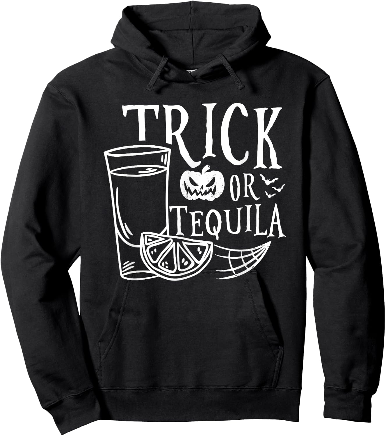 Trick Or Tequila Ghost Hunting Halloween Hoodie - Hoodie | Black