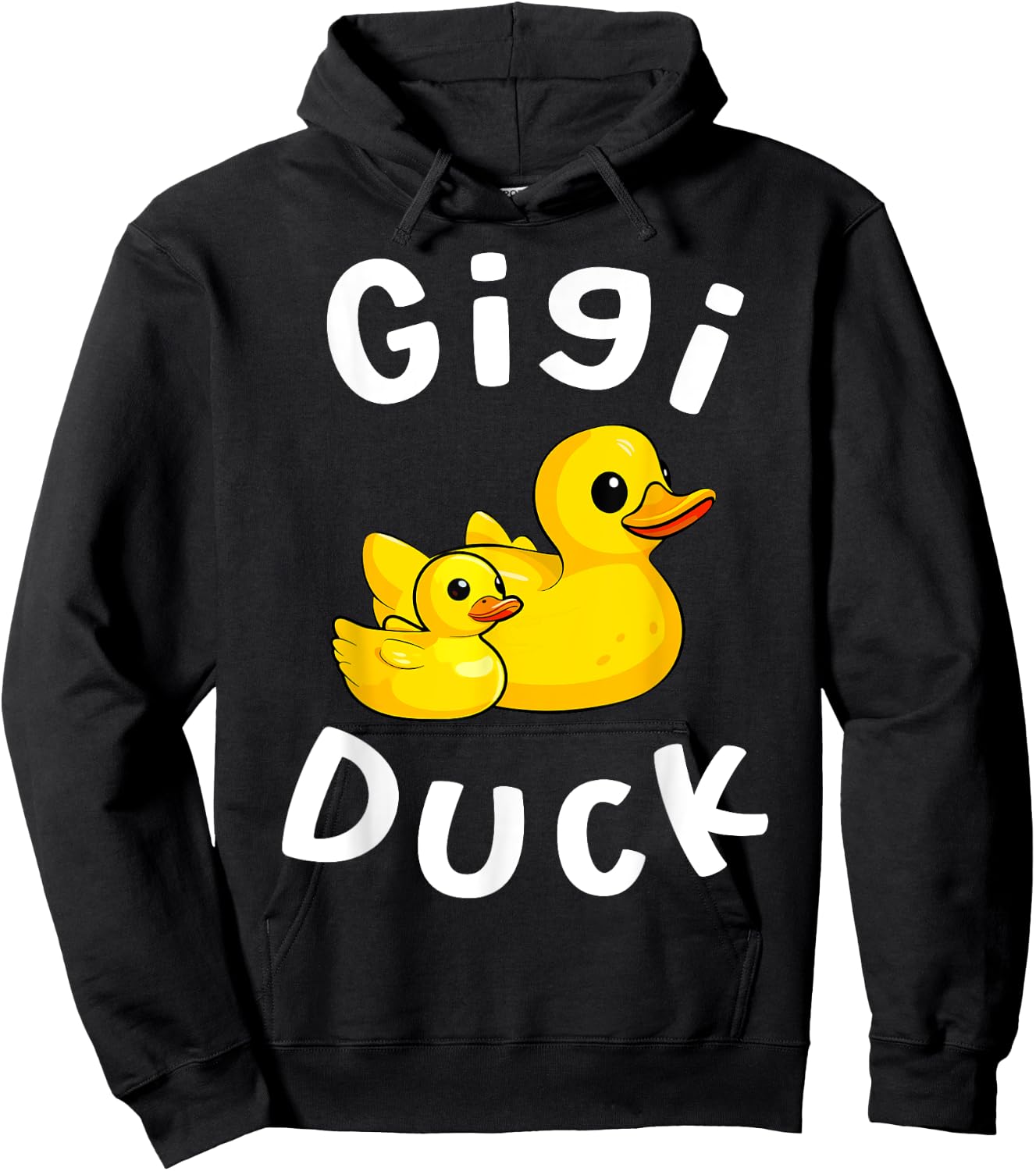 Gigi Duck Birthday Rubber Duck Kids Family Matching Hoodie - Hoodie | Black